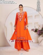 Refresh Your Wardrobe With This Stylish Thread And Mirror Work Kurta Sets