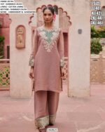 Latest Crushed Shimmer Silk Salwar Suits With Royal Embroidery And Handwork