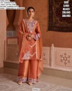 Latest Crushed Shimmer Silk Salwar Suits With Royal Embroidery And Handwork