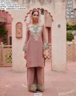 Latest Crushed Shimmer Silk Salwar Suits With Royal Embroidery And Handwork