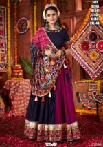 Charismatic Multi-Colour Viscose Cotton Designer Lehenga Choli For This Navratri
