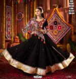 Charismatic Multi-Colour Viscose Cotton Designer Lehenga Choli For This Navratri