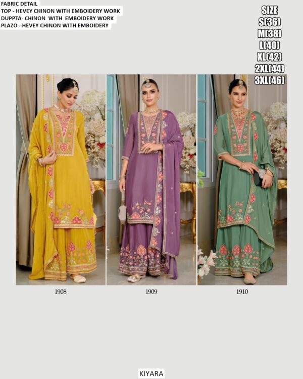 New Designed Heavy Chinon Indian-Pakistani Salwar Kameez Suits Latest Collection
