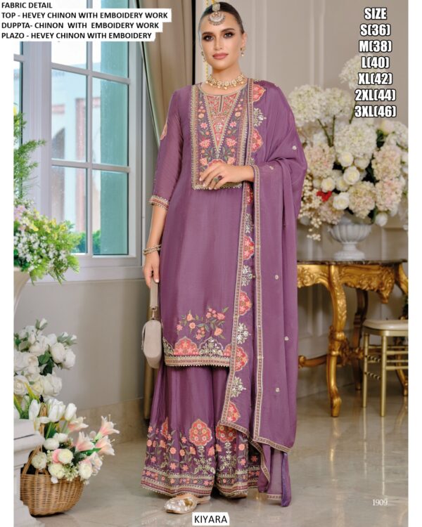 New Designed Heavy Chinon Indian-Pakistani Salwar Kameez Suits Latest Collection