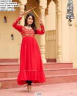 Navratri Garba Special Rayon Kurti With Kutchi Gamthi Work, Shop Now!