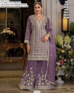Premium Quality Designer Salwar Suits In Simar Fabric And Heavy Embroidery Work For Wedding Wear
