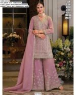 Premium Quality Designer Salwar Suits In Simar Fabric And Heavy Embroidery Work For Wedding Wear
