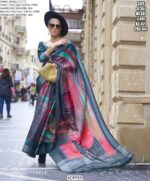 Presenting This New Poly Gaji Digital Printed Party Wear Saree Collection 2025