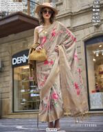 Presenting This New Poly Gaji Digital Printed Party Wear Saree Collection 2025