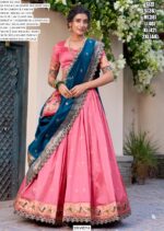 Captivate Hearts And Turn Heads In Our Jacquard Silk Paithani Lehenga Choli