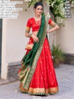 Captivate Hearts And Turn Heads In Our Jacquard Silk Paithani Lehenga Choli