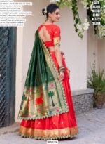 Captivate Hearts And Turn Heads In Our Jacquard Silk Paithani Lehenga Choli