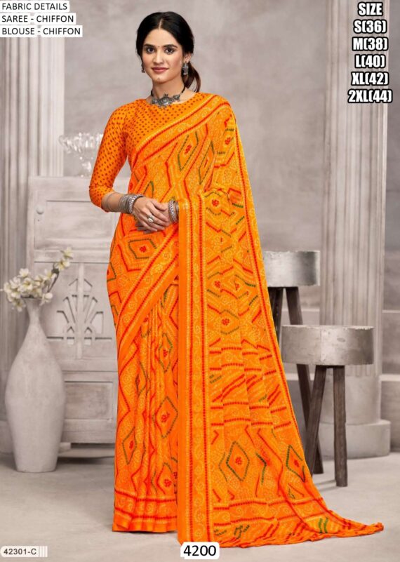 Explore A Versatile Collection Of Light And Graceful Chiffon Sarees Perfect For Any Event. Shop Now!