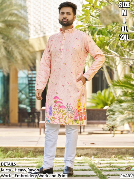Functions And Party Wear Heavy Rayon Kurta Pajamas In Four Hit Designs