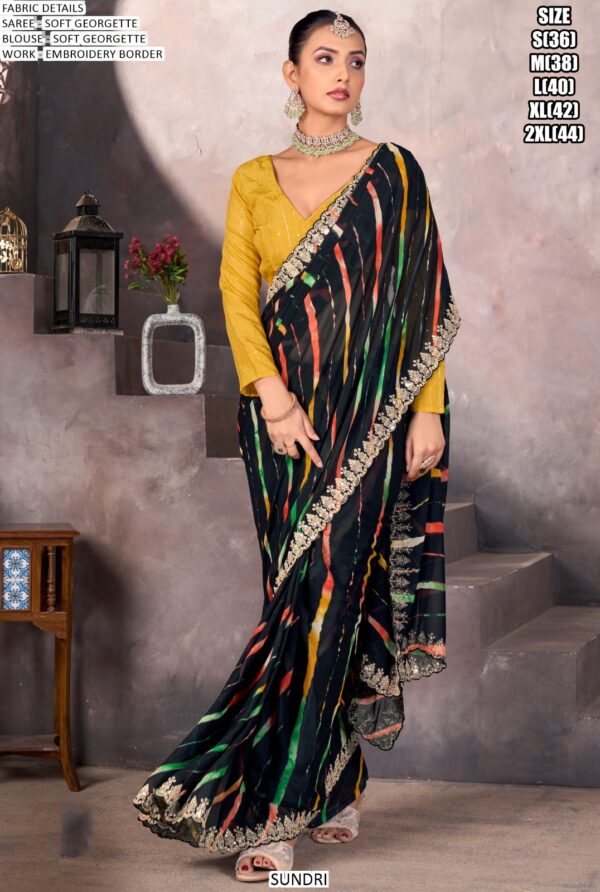 Shop For Beautiful Printed Soft Georgette Sarees That Fits Every Occasions
