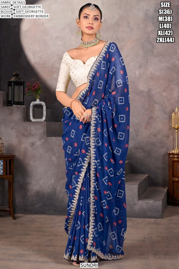 Shop For Beautiful Printed Soft Georgette Sarees That Fits Every Occasions