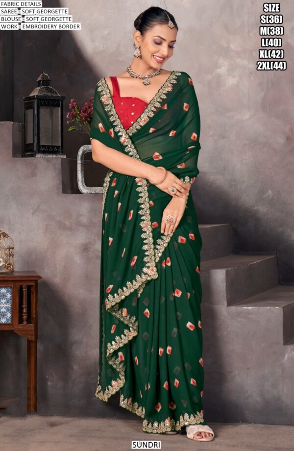 Shop For Beautiful Printed Soft Georgette Sarees That Fits Every Occasions