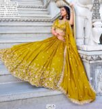 Haldi Ceremony Special This Breathtaking Mustard Yellow Designer Lehenga Choli