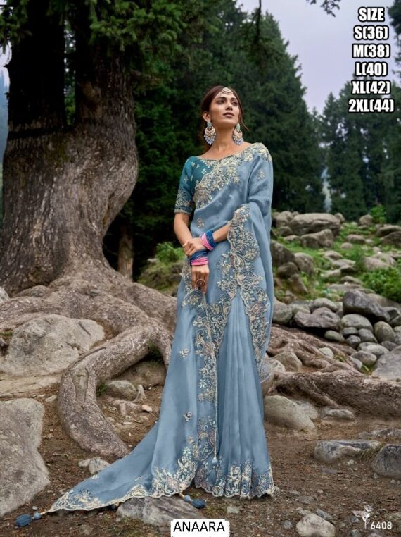 New Collection Of Designer Wedding Wear Beautiful Work Exclusive Sarees