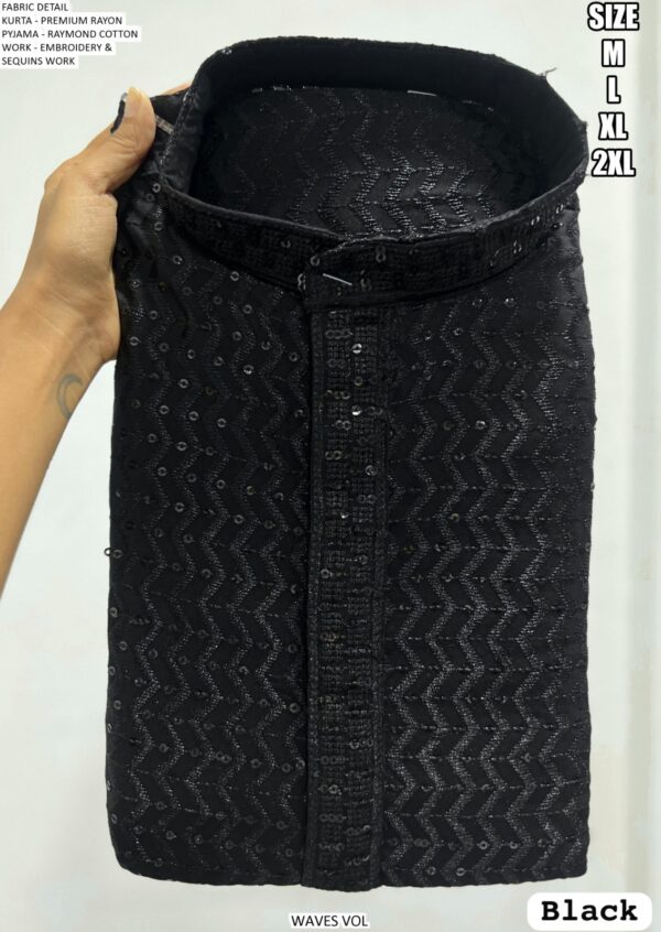 Presenting The Most Stylish Embroidered Premium Rayon Kurta With Pajama For Men