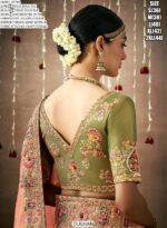 Make A Graceful Bridal Statement With This Tissue Dola Silk Saree With Designer Blouse