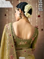 Make A Graceful Bridal Statement With This Tissue Dola Silk Saree With Designer Blouse