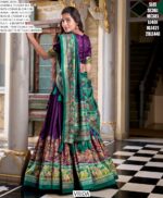 Aesthetic Semi-Stitched Tussar Silk Foil Printed Lehenga Choli For Weddings