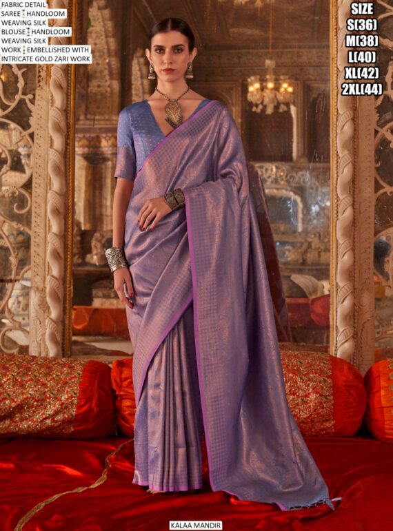 Elevate Your Event Style With The Stunning Designer Handloom Weaving Silk Sarees