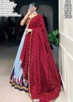 Twirling Through In Navratri Nights With Unique And Stylish Dola Silk Lehenga Choli