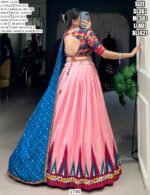 Twirling Through In Navratri Nights With Unique And Stylish Dola Silk Lehenga Choli