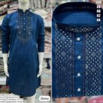Functions Wear Men's Premium Silk Kurta Pajama With Beautiful Embroidery Work