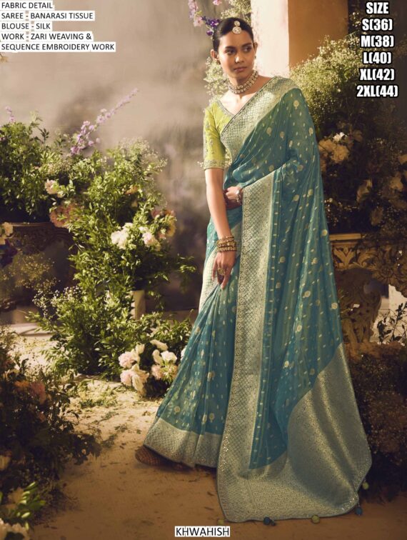 Be The Epitome Of Grace And Sophistication With This Heavy Zari Weaving Banarasi Sarees