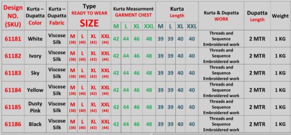 Viscose Silk Embroidery Designer Readymade Wedding Wear Kurta With Dupatta