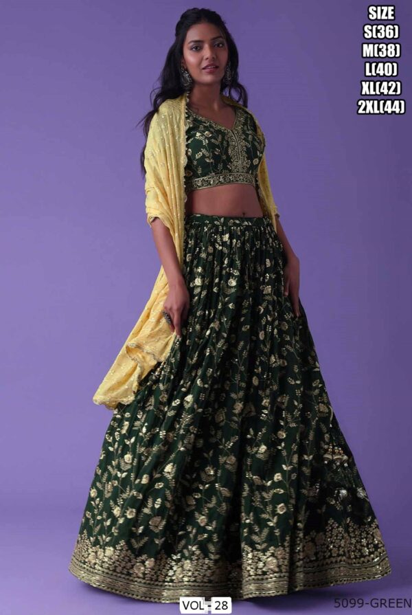 Different Varieties Of Beautiful And Heavy Designer Wedding Wear Lehenga Choli