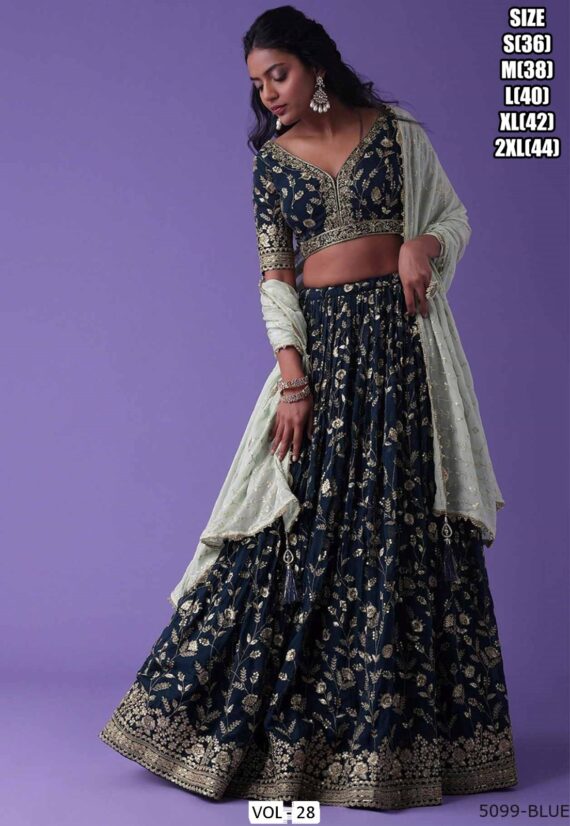 Different Varieties Of Beautiful And Heavy Designer Wedding Wear Lehenga Choli