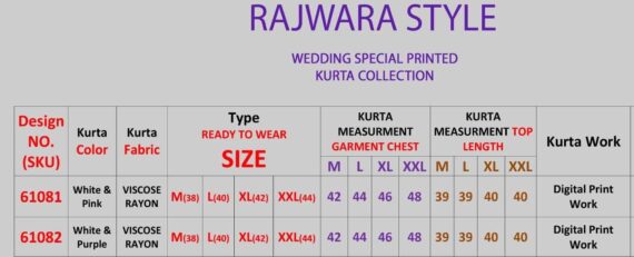 Indian Latest Designer Ready To Wear Rajwara Style Viscose Rayon Men's Only Kurtas