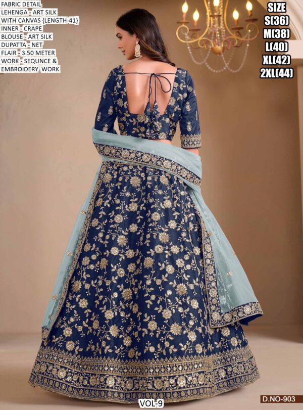 We Are Launching A Wedding Wear Art Silk Designer Bridal Lehenga Choli