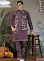 New Exclusive Festival Men's Wear Open Jacket Style Kurta With Pant Collection