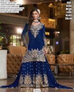 Party Wear Chinon Silk Heavy Embroidered Readymade Indian-Pakistani Suits