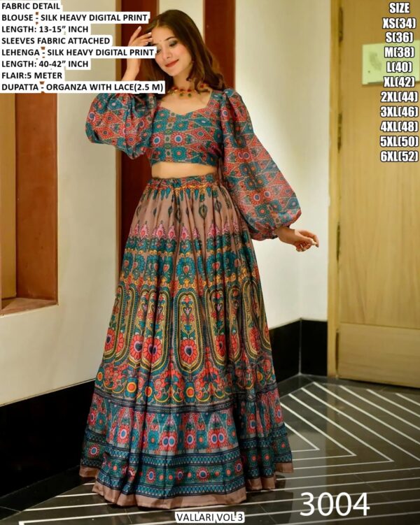 Vallari Vol 3 Series 3001 To 3005 Hit Designer Readymade Big Size Festivewear Chaniya Choli