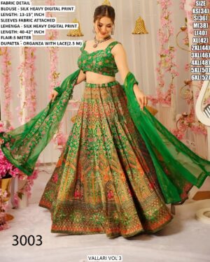 Vallari Vol 3 Series 3001 To 3005 Hit Designer Readymade Big Size Festivewear Chaniya Choli