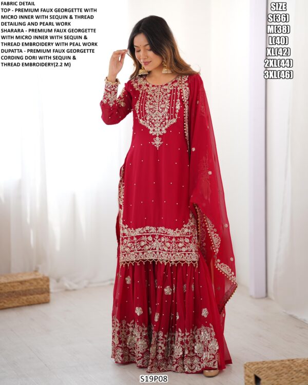 Make An Ultimate Classic Beauty With This Designer Faux Georgette Salwar Suits