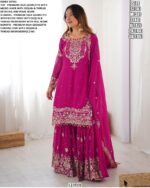 Make An Ultimate Classic Beauty With This Designer Faux Georgette Salwar Suits