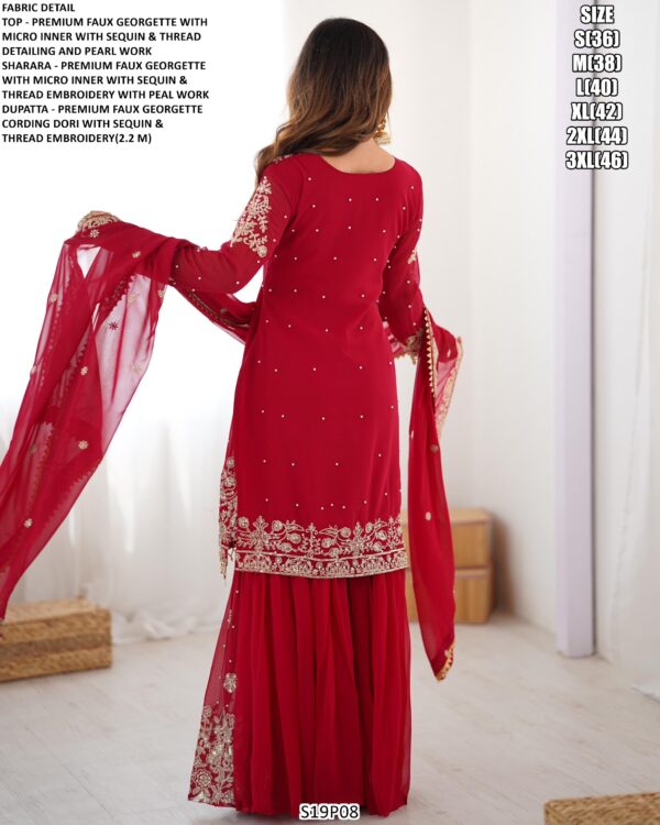Make An Ultimate Classic Beauty With This Designer Faux Georgette Salwar Suits