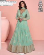Buy Now Saheen Catalogue Viscose Jacquard Silk Designer Long Wedding Special Gowns
