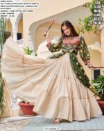 Traditional Cotton Lehenga With Gamthi Work Stylish Top Dandiya Nights Special