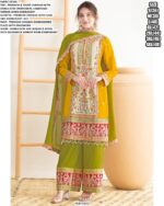 Premium And Finest Chinon Attractive Designer Celebration Wear Salwar Kameez Suits