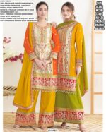 Premium And Finest Chinon Attractive Designer Celebration Wear Salwar Kameez Suits
