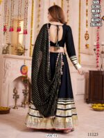 Celebrate The Spirit Of Navratri In Full Colour With Multi-Coloured Viscose Cotton Lehenga Choli