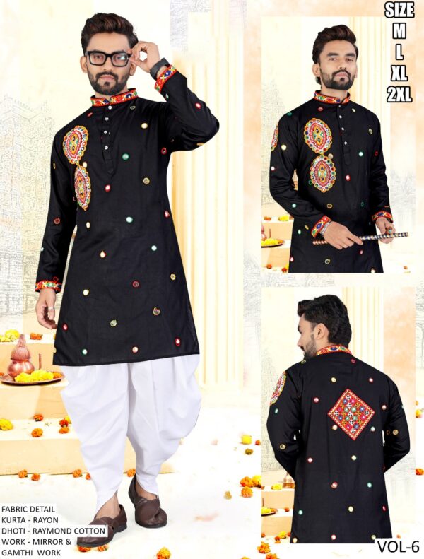 Get Ready For Navratri With Our Stunning Collection Of Men's Navratri Kurta With Dhoti!